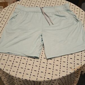 All in Motion Light Blue-Green Men's Athletic Shorts